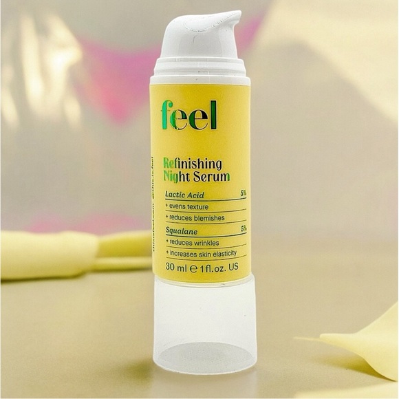 FEEL Beauty Refinishing Night Serum w/ Lactic Acid | 1oz - Picture 3 of 9